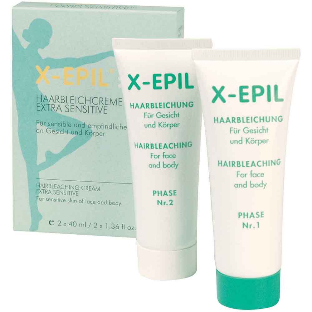 X-EPIL Haarbleichcreme Extra Sensitiv 2 x 40ml 