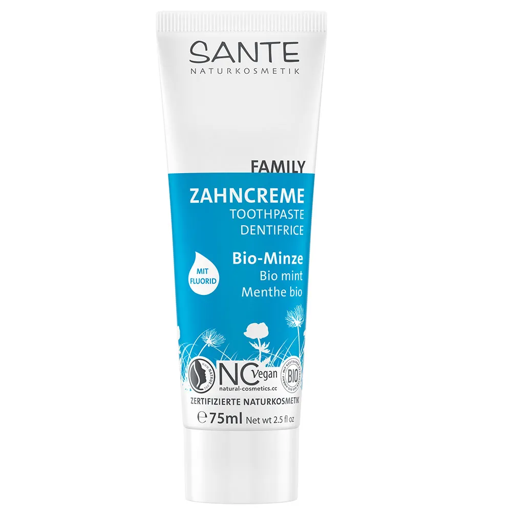 SANTE Family Zahncreme Bio-Minze mit Fluorid 75 ml 