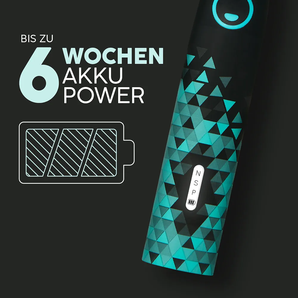 Happybrush ECO Vibe 3 Schwarz/Mint 6 Happybrush ECO Vibe 3 Schwarz/Mint