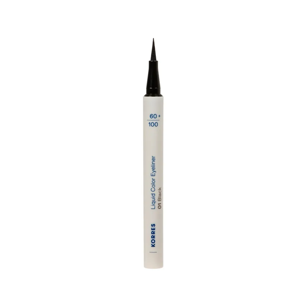 Korres Liquid Color Eyeliner Black 01 1 ml 1 Korres Liquid Color Eyeliner Black 01 1 ml