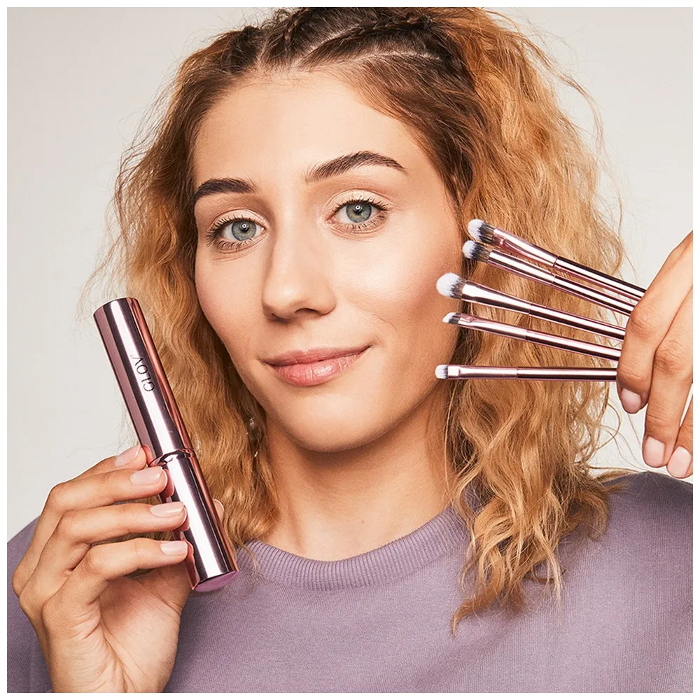 GLOV Eye Make-up Brushes Pink 2 GLOV Eye Make-up Brushes Pink
