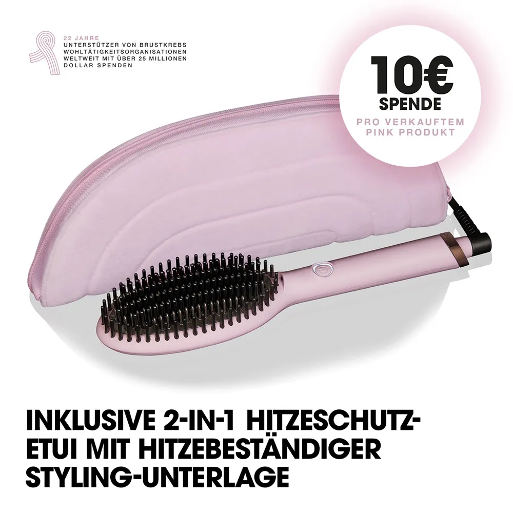 ghd glide Hot Brush Limited Edition in Pink-Sorbet 3 ghd glide Hot Brush Limited Edition in Pink-Sorbet