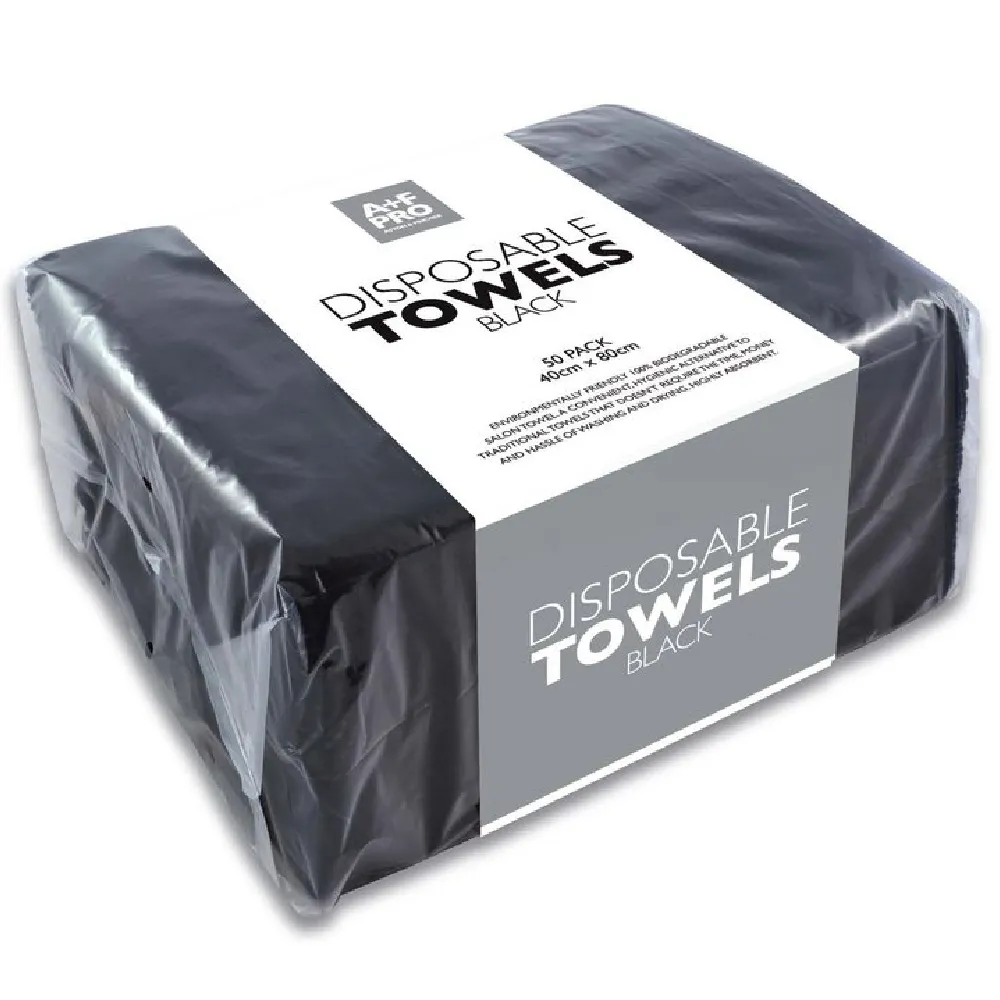 Goldwell Easy Dry HandtÃ¼cher Schwarz 50 StÃ¼ck 