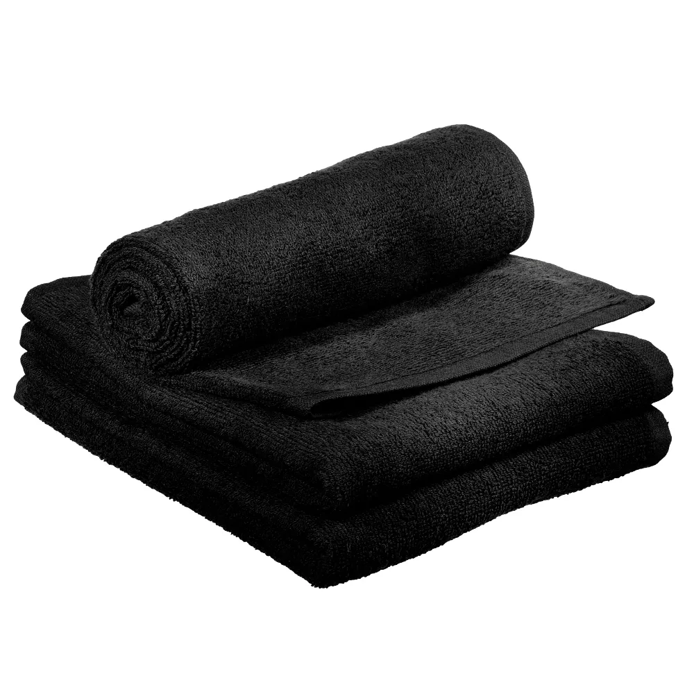 Comair Kabinett Handtuch 50 x 90cm schwarz 3er Set 1 Comair Kabinett Handtuch 50 x 90cm schwarz 3er Set