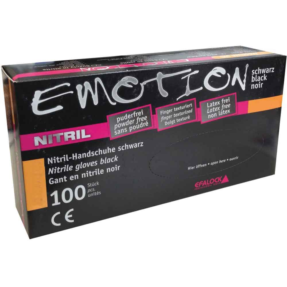 Efalock Nitril Handschuhe S schwarz 100 Stück 1 Efalock Nitril Handschuhe S schwarz 100 Stück