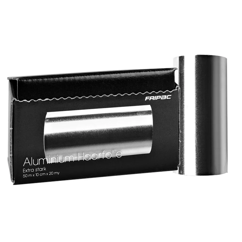Fripac Alu Haarfolie in Abreissbox silber 20 my 10 cm x 50 m 