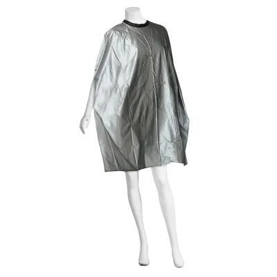 Comair Frisierumhang Plastique SILBER 1 Comair Frisierumhang Plastique SILBER