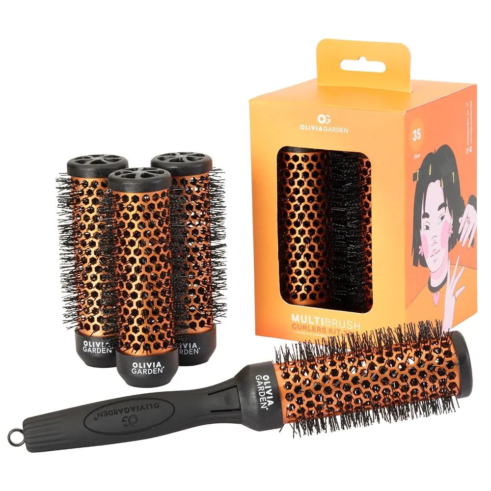 Olivia Garden MultiBrush Curlers Kit 35 1 Olivia Garden MultiBrush Curlers Kit 35
