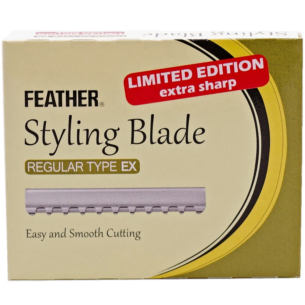 Feather Klingen ?extra sharpâ Limited Editionb 10 StÃ¼ck 