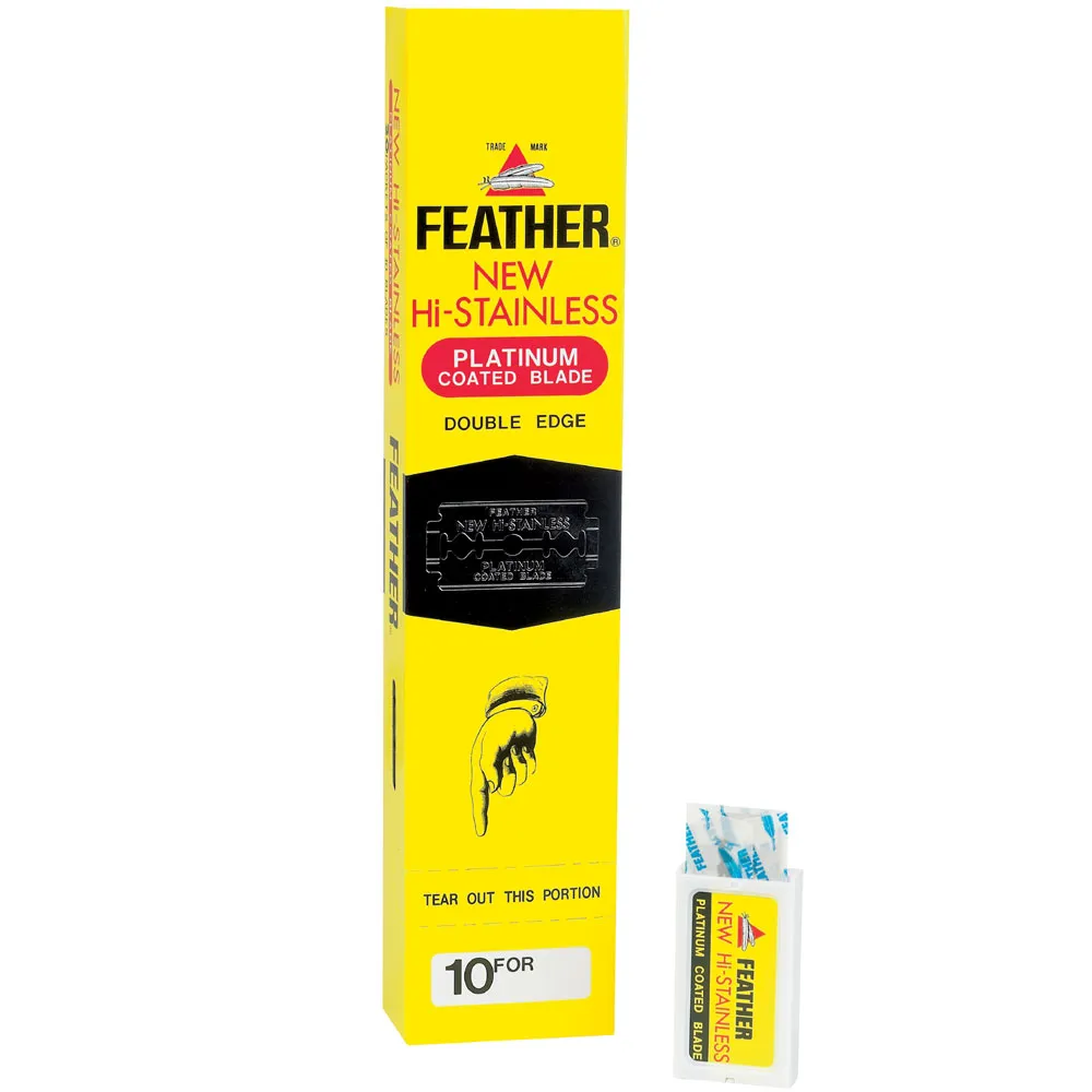 Feather Double Egde blades 10 StÃ¼ck 