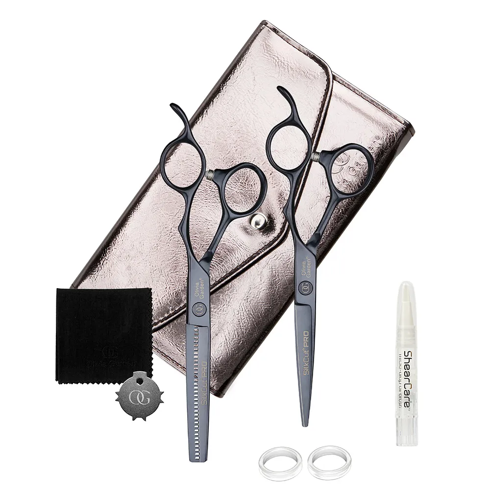 Olivia Garden SilkCut Pro Midnight LTE HS 2er Set 