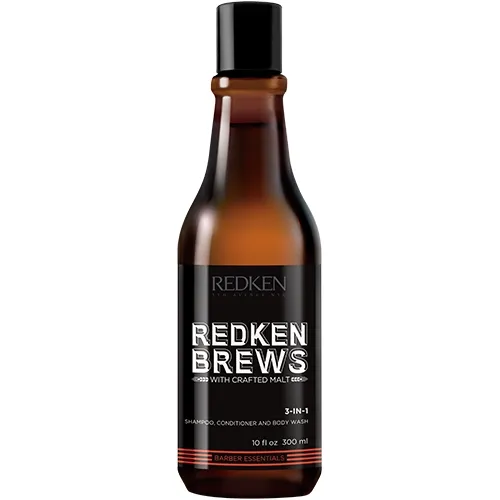Redken Brews 3-in-1 Shampoo & Conditioner & Bodywash 300 ml 