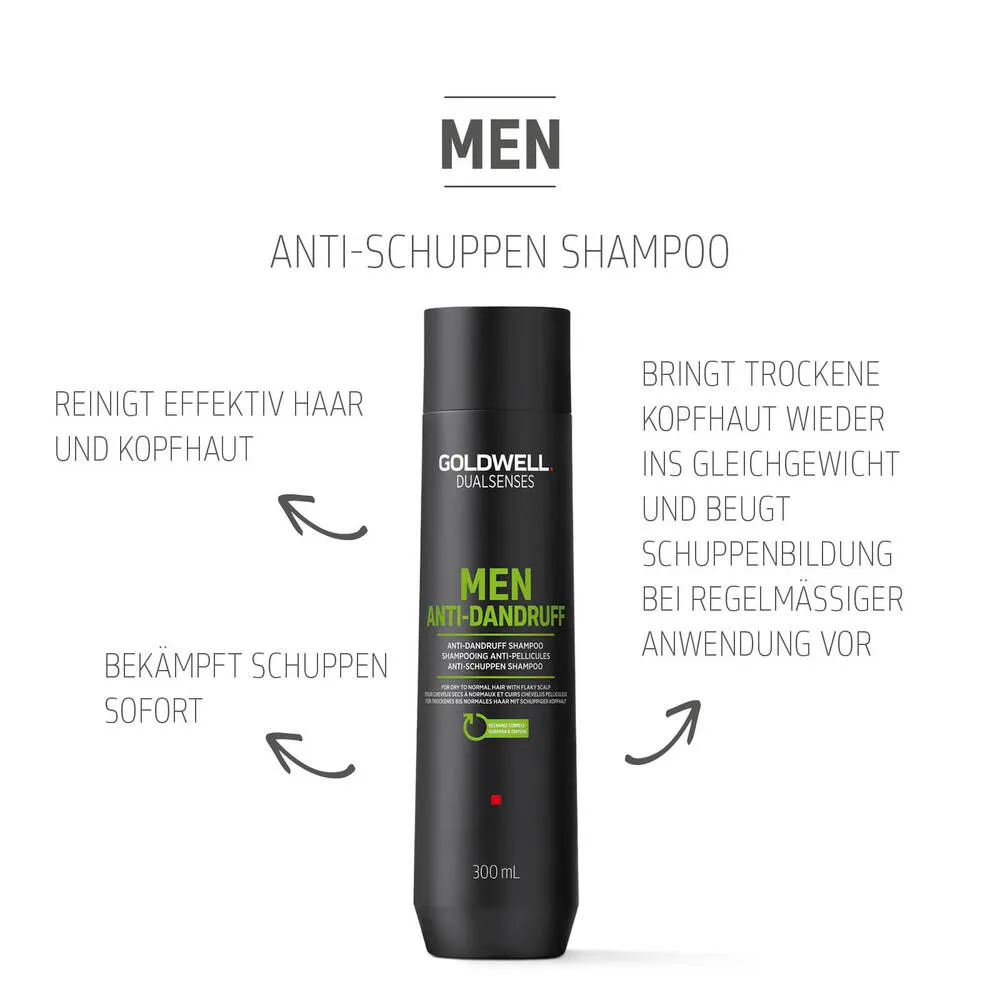 Goldwell Dualsenses Men Anti Dandruff Shampoo 300 ml 2 Goldwell Dualsenses Men Anti Dandruff Shampoo 300 ml