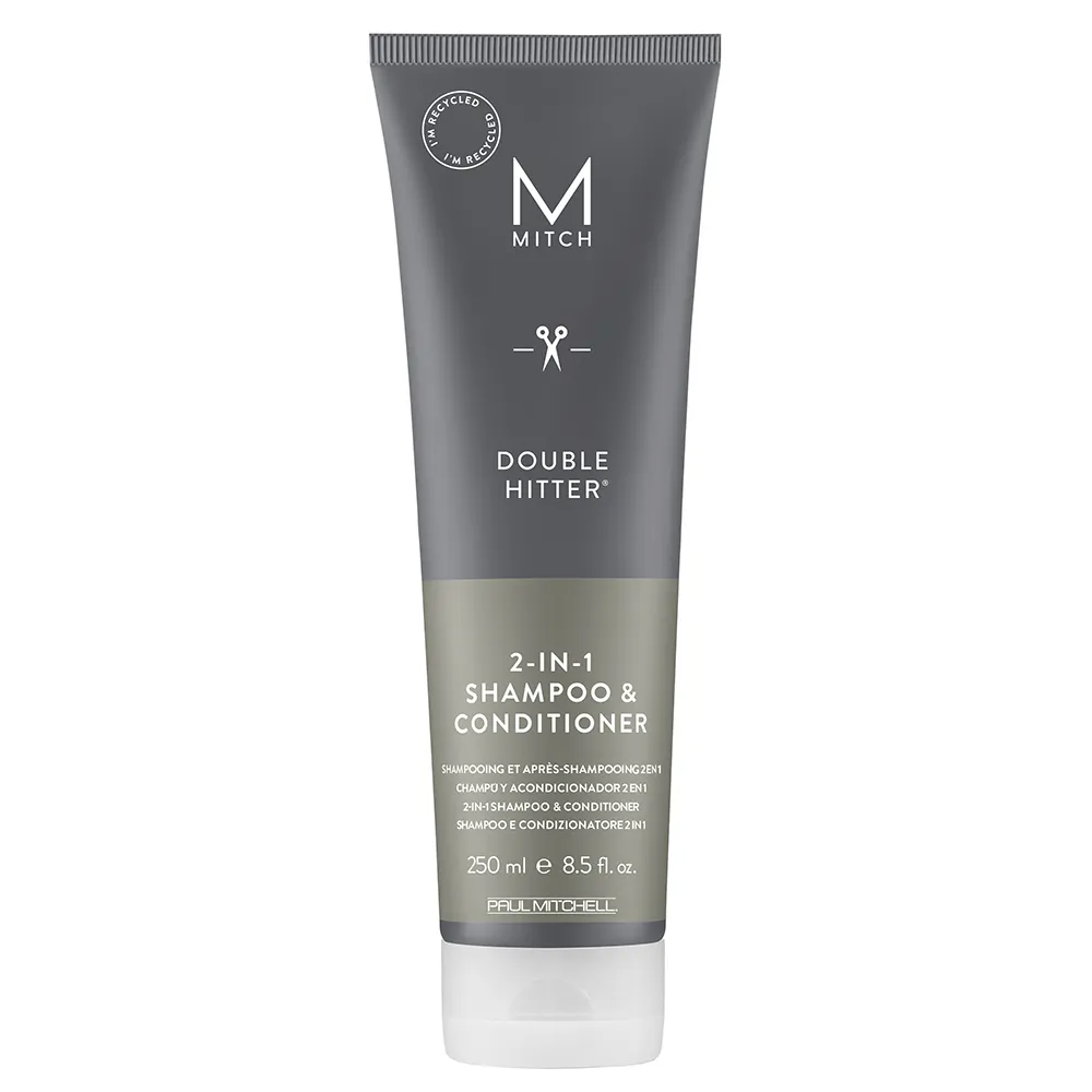 Paul Mitchell Mitch Double Hitter Shampoo & Conditioner 250 ml 2 Paul Mitchell Mitch Double Hitter Shampoo & Conditioner 250 ml