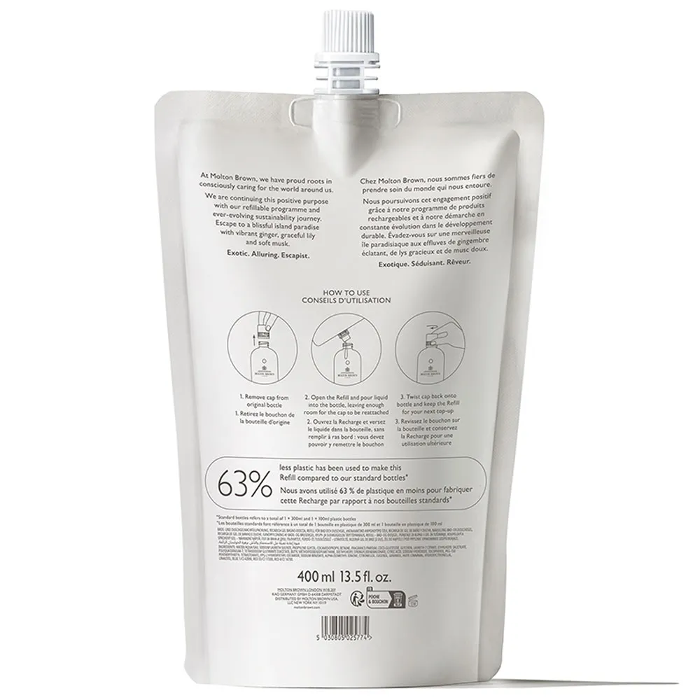 Molton Brown Heavenly Gingerlilly Bath & Shower Gel Refill 400 ml 2 Molton Brown Heavenly Gingerlilly Bath & Shower Gel Refill 400 ml