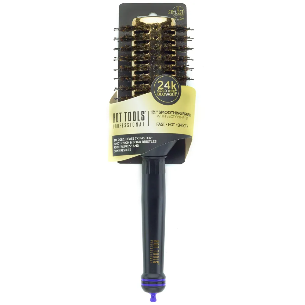 Hot Tools Professional 24K Gold Smoothing Brush ? 4,5 cm 1 Hot Tools Professional 24K Gold Smoothing Brush ? 4,5 cm