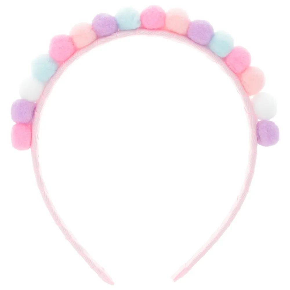Solida Haarreif PomPoms bunt 