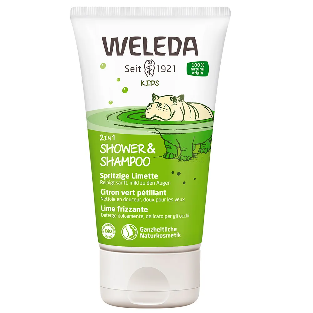 Weleda Kids 2in1 Shower & Shampoo Limette 150 ml 