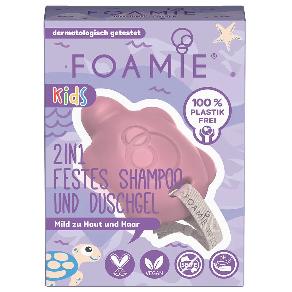 FOAMIE 2in1 Festes Shampoo & Duschgel Kids Pink 