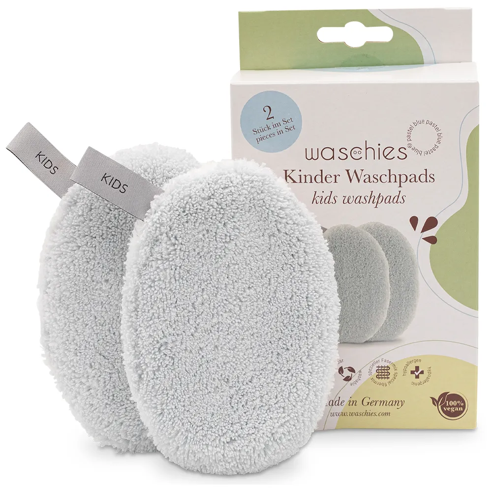 Waschies Baby- & Kinderwaschpads Pastel Blue 2er Set 