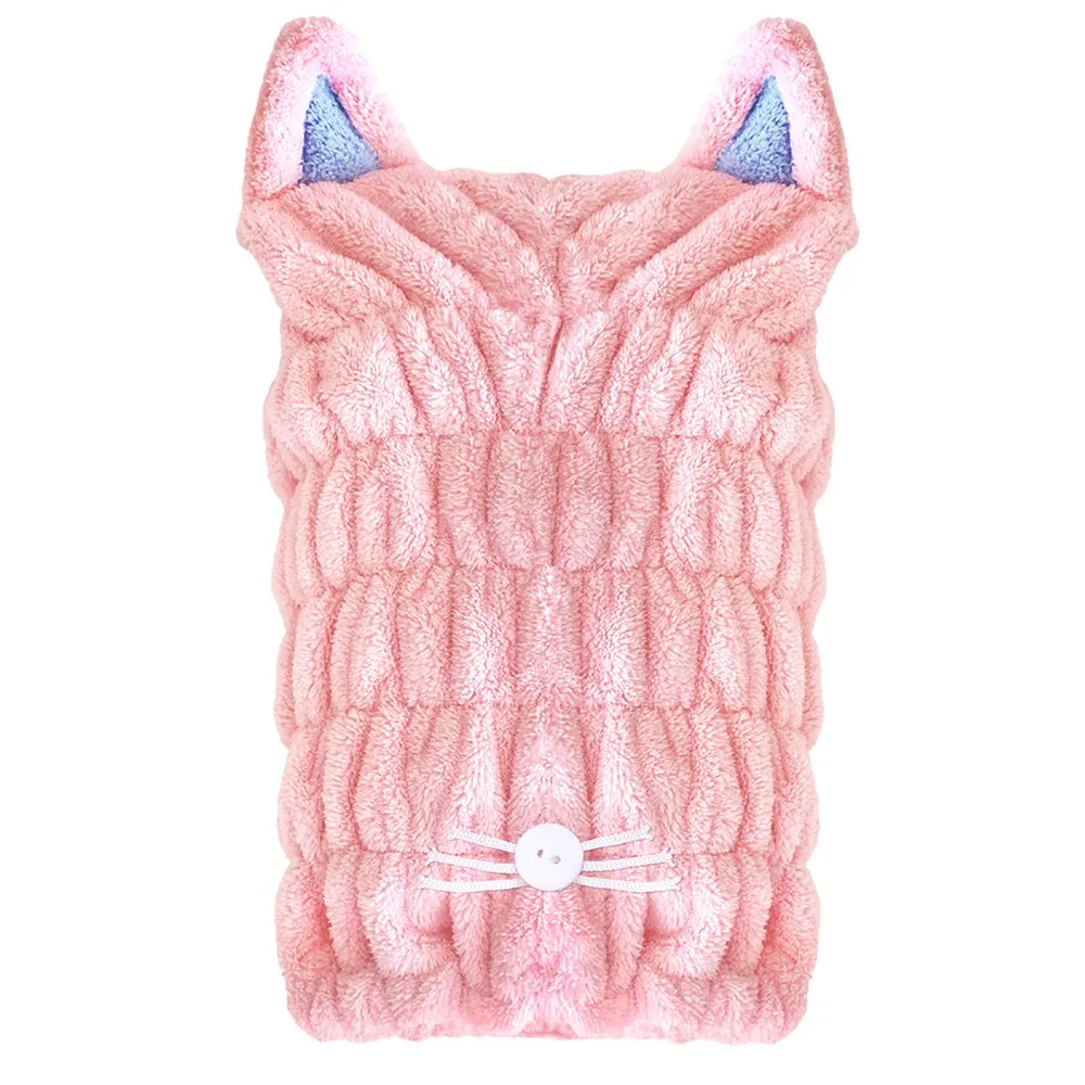 GLOV Hair Drying Turban For Children - Pink 