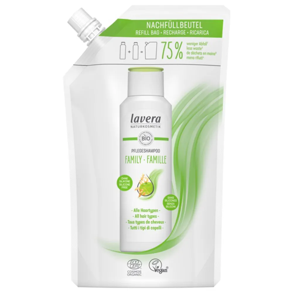 Lavera Family Pflegeshampoo NachfÃ¼llbeutel 500 ml 