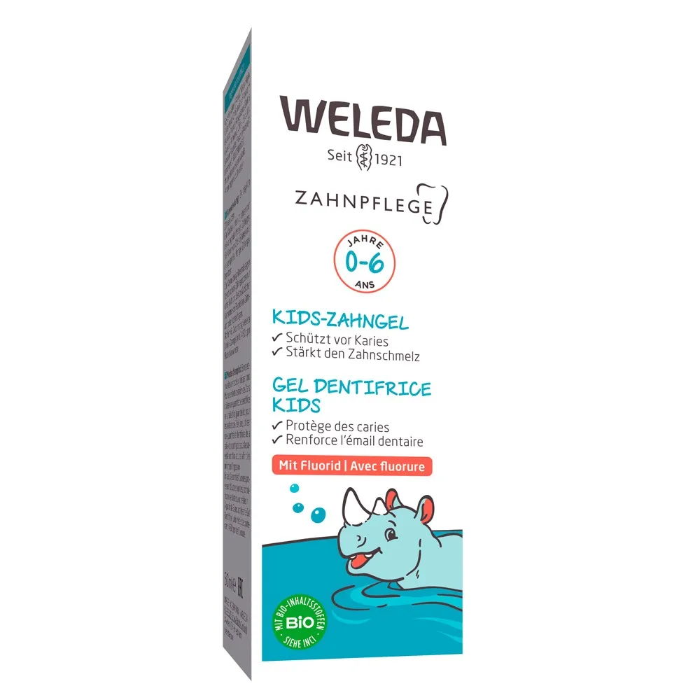 Weleda Kids-Zahngel mit Fluorid 50 ml 3 Weleda Kids-Zahngel mit Fluorid 50 ml