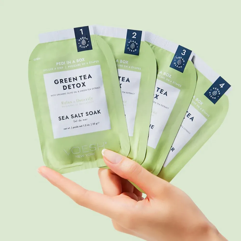 VOESH Pedi Moments - Green Tea Detox 3 VOESH Pedi Moments - Green Tea Detox
