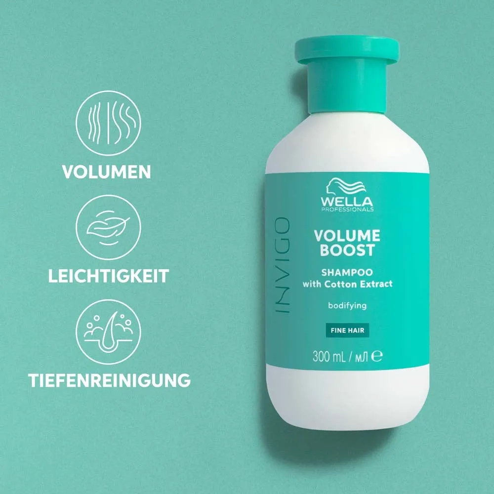 Wella Professionals Care INVIGO Volume Boost Bodifying Shampoo 300 ml 4 Wella Professionals Care INVIGO Volume Boost Bodifying Shampoo 300 ml