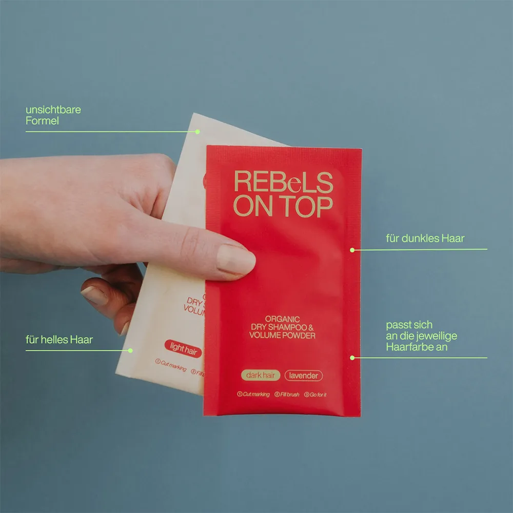 REBeLS ON TOP Trockenshampoo Dark Refill 3x10 g 2 REBeLS ON TOP Trockenshampoo Dark Refill 3x10 g
