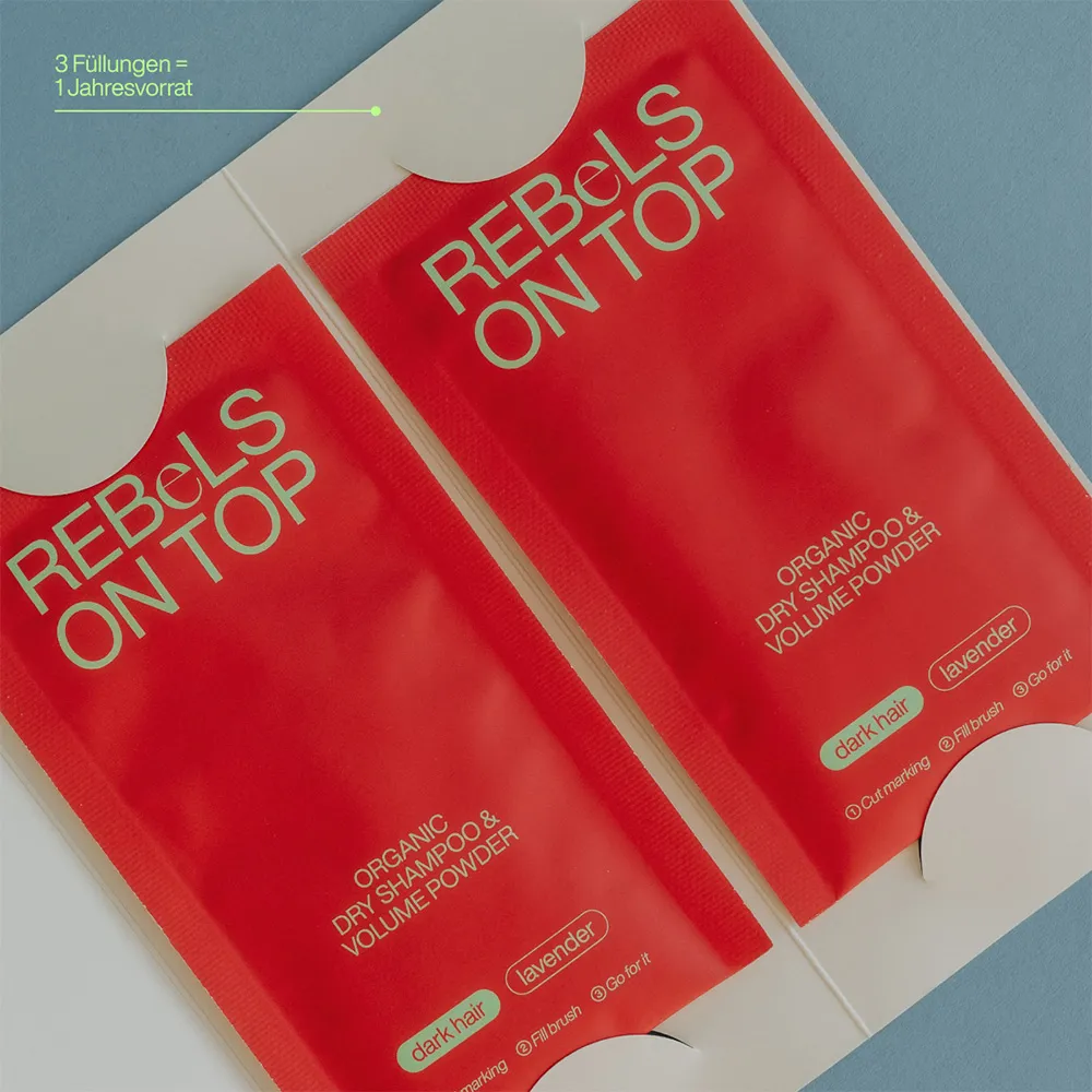 REBeLS ON TOP Trockenshampoo Dark Refill 3x10 g 5 REBeLS ON TOP Trockenshampoo Dark Refill 3x10 g