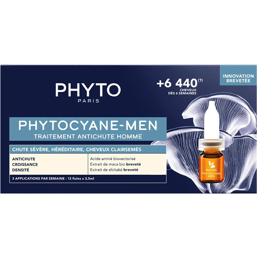Phyto Phytocyane Ampullen-Kur Starker Haarausfall M?nner 