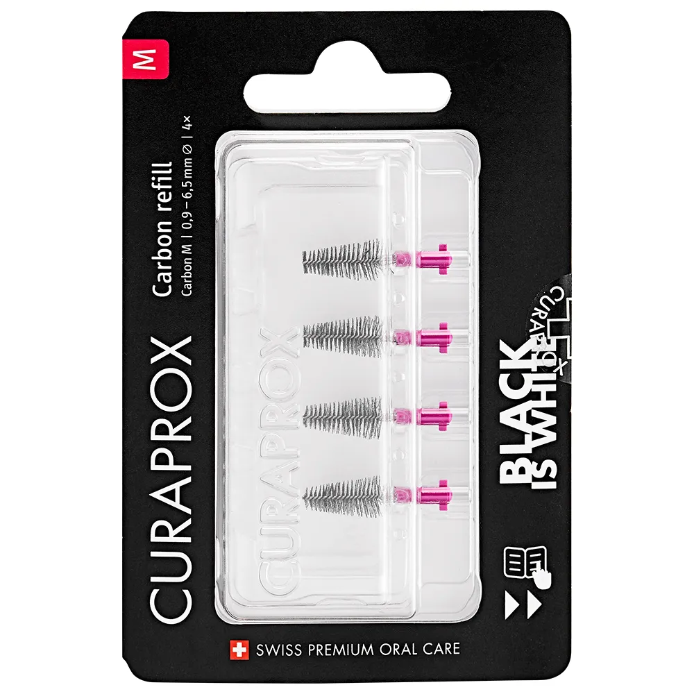 CURAPROX Black is white Carbon refill M 1 CURAPROX Black is white Carbon refill M