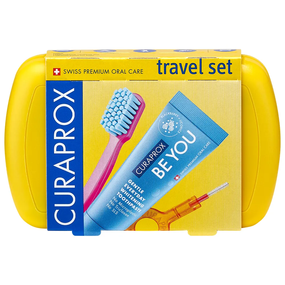 CURAPROX Travel-Set Gelb 