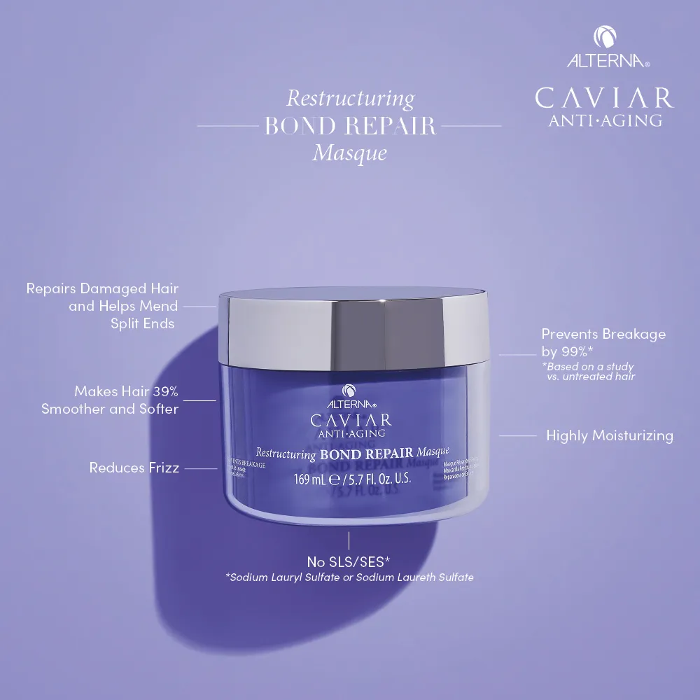 Alterna Caviar Restructuring Bond Repair Masque 169 ml 3 Alterna Caviar Restructuring Bond Repair Masque 169 ml