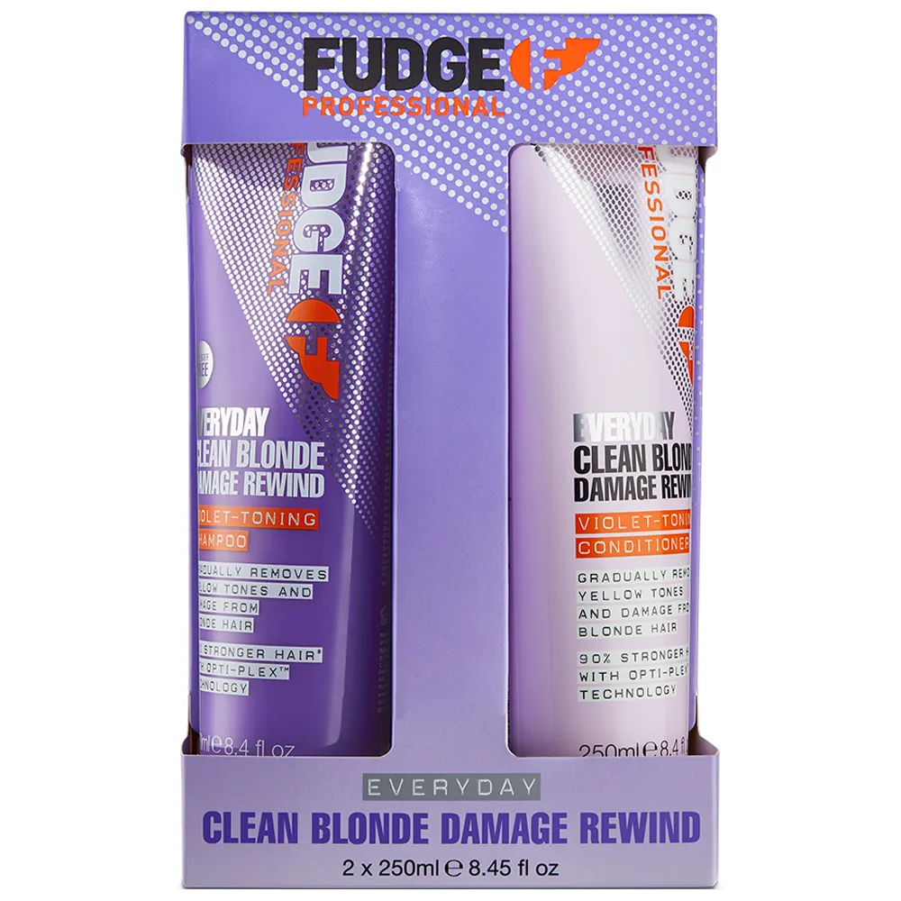 Fudge Clean Blonde Damage Rewind Duo 