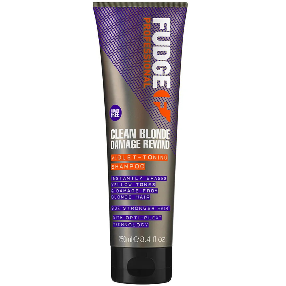 Fudge Clean Blonde Damage Rewind Viollett Toning Shampoo 250 ml 