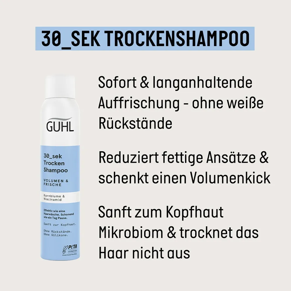 Guhl 30_Sekunden Trockenshampoo Volumen & Frische 200 ml 3 Guhl 30_Sekunden Trockenshampoo Volumen & Frische 200 ml