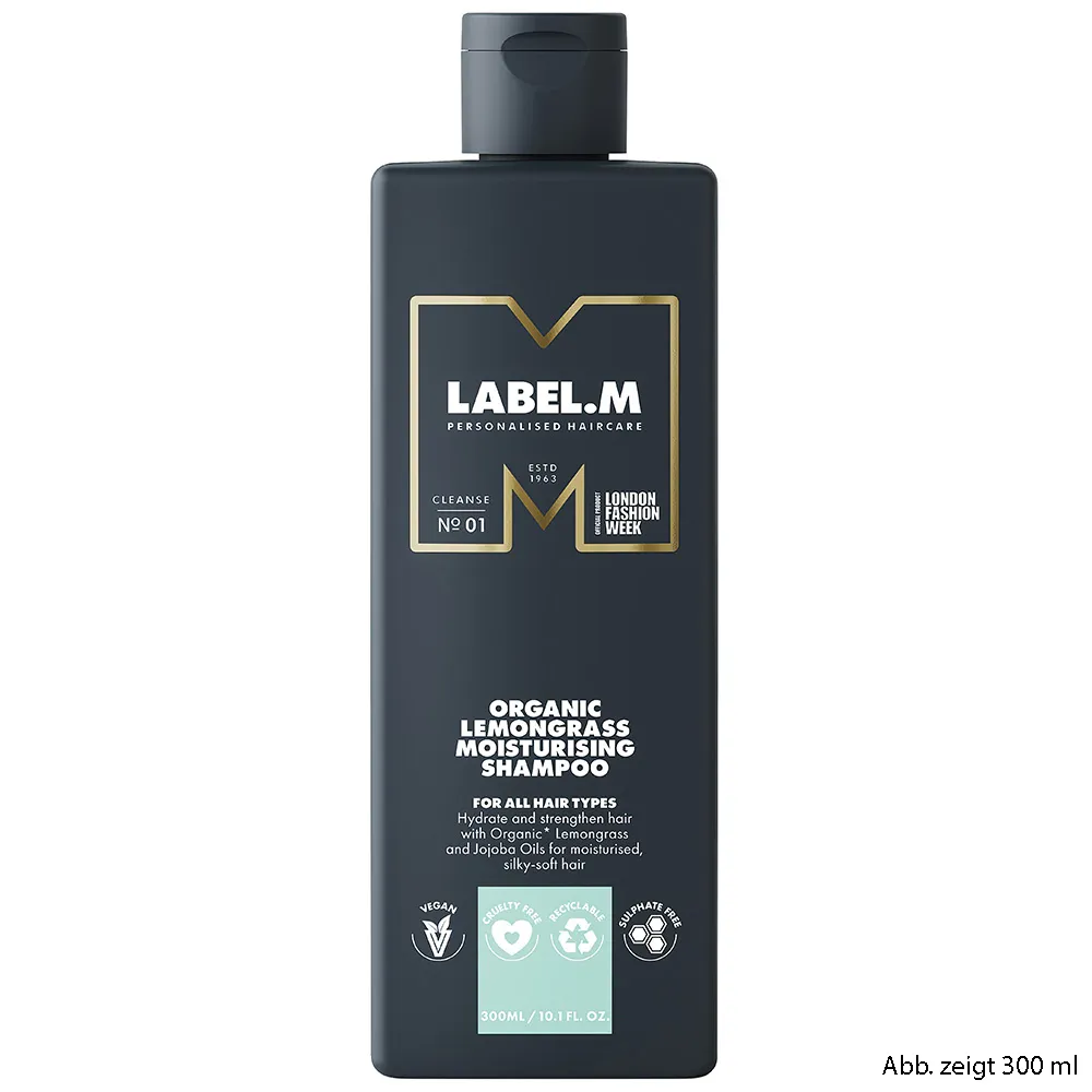 label.m Organic Lemongrass Moisturising Shampoo 1000 ml 1 label.m Organic Lemongrass Moisturising Shampoo 1000 ml