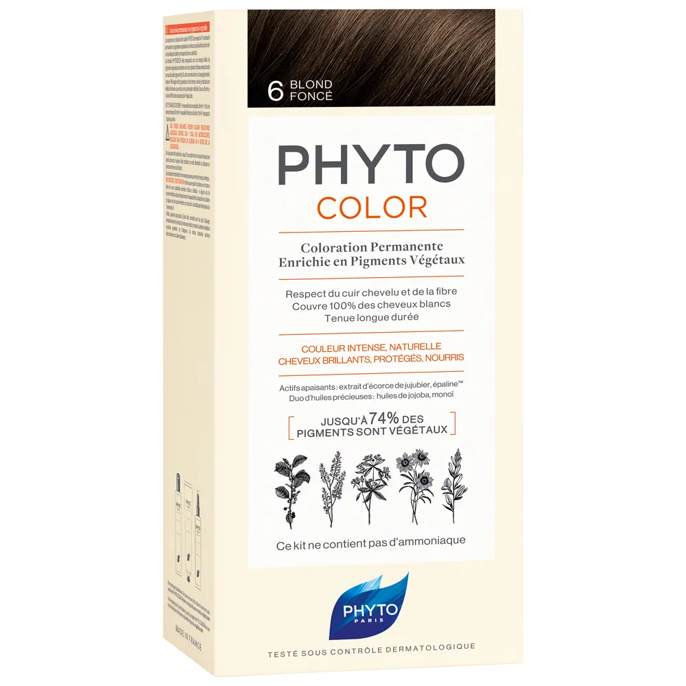 Phyto Phytocolor 6 Dunkelblond Pflanzliche Haarcoloration 1 Phyto Phytocolor 6 Dunkelblond Pflanzliche Haarcoloration