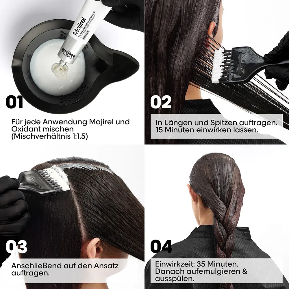 L'Oréal Professionnel Paris Majirel Mix 4.8 Mittelbraun Mocca 60 ml 3 L'Oréal Professionnel Paris Majirel Mix 4.8 Mittelbraun Mocca 60 ml