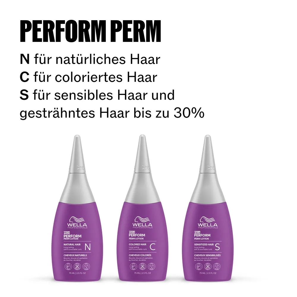 Wella Perform Perm Lotion S 75 ml 5 Wella Perform Perm Lotion S 75 ml