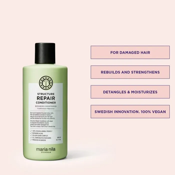 Maria Nila Beauty Bag Structure Repair 3 Maria Nila Beauty Bag Structure Repair
