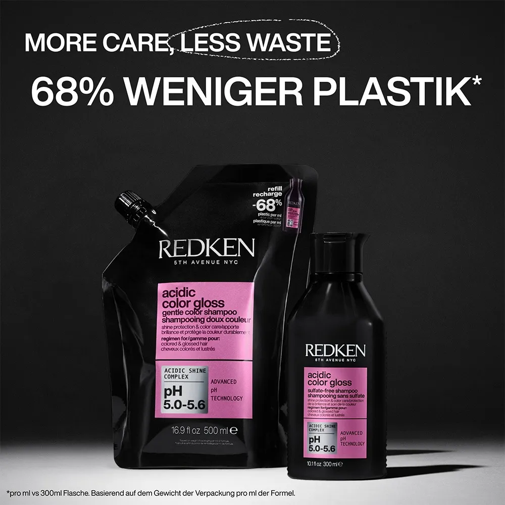Redken Acidic Color Gloss Shampoo Refill Pouch 500 ml 4 Redken Acidic Color Gloss Shampoo Refill Pouch 500 ml