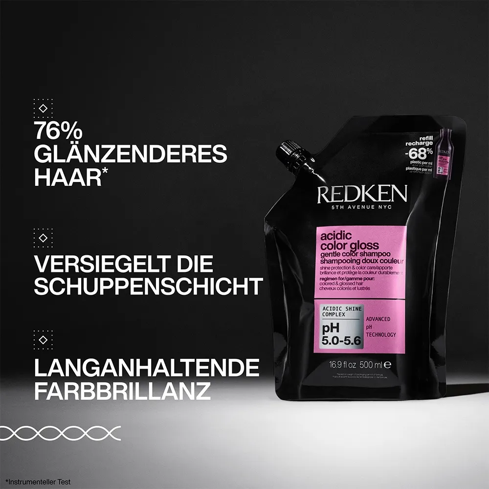 Redken Acidic Color Gloss Shampoo Refill Pouch 500 ml 5 Redken Acidic Color Gloss Shampoo Refill Pouch 500 ml