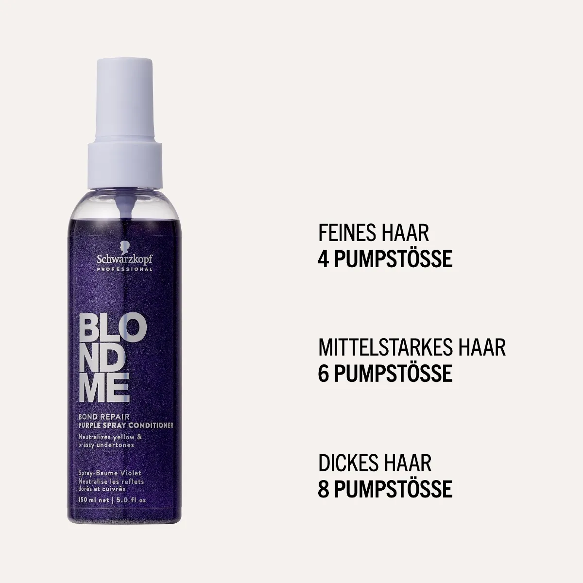 Schwarzkopf Blondme Purple Toning Spray Conditioner 150 ml 5 Schwarzkopf Blondme Purple Toning Spray Conditioner 150 ml