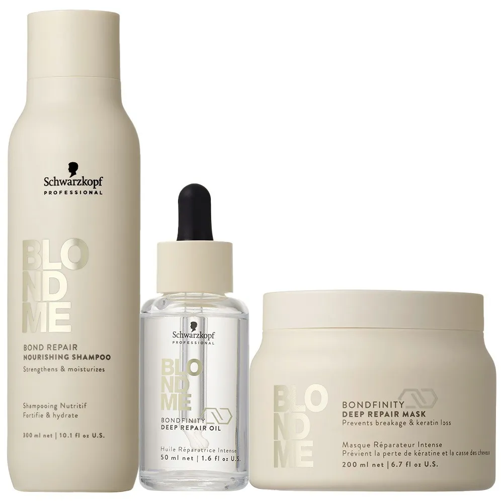 Schwarzkopf Blondme Bondfinity Deep Repair Bundle 
