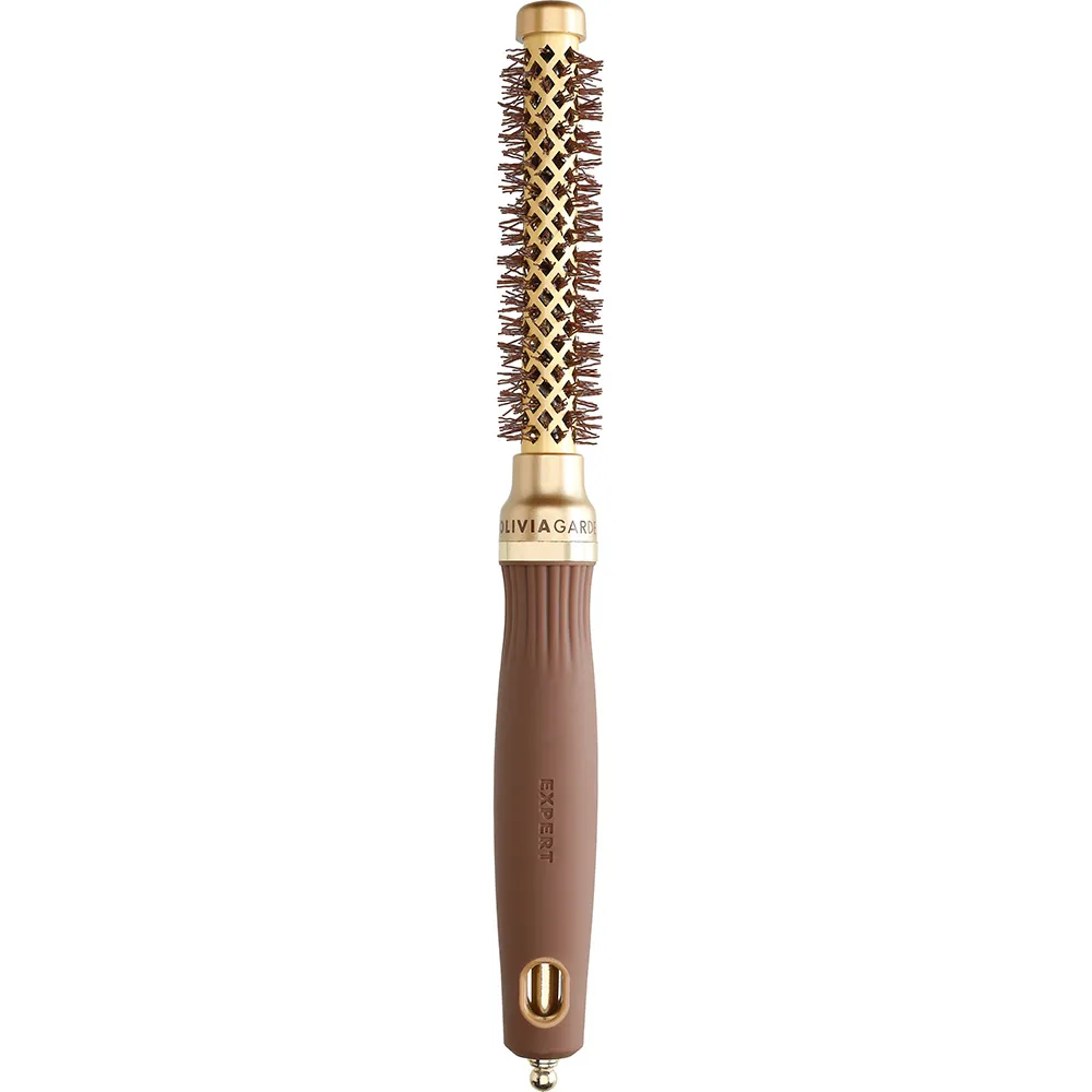 Olivia Garden Expert Blowout Shine Wavy Bristles Brown 15 mm 1 Olivia Garden Expert Blowout Shine Wavy Bristles Brown 15 mm