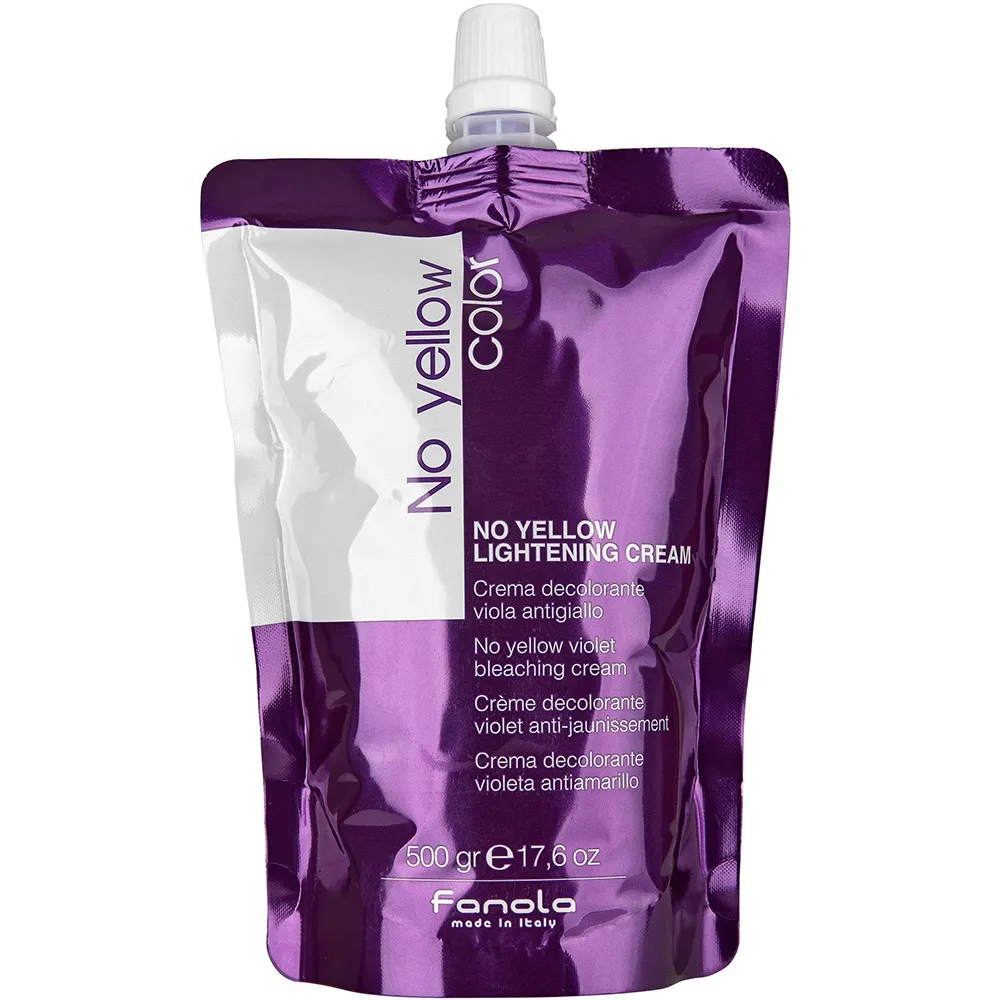 Fanola No Yellow Color Lightening Cream, 500 g Bleaching Cream 