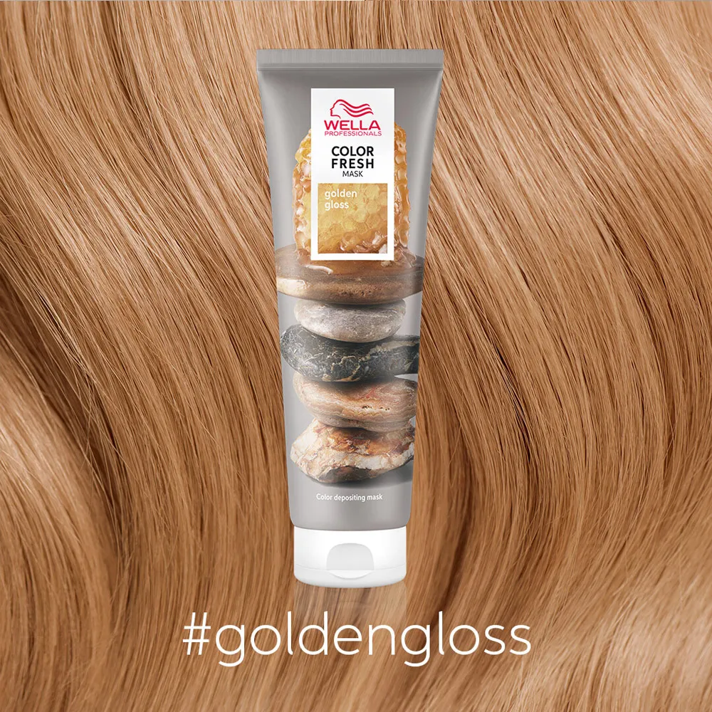 Wella Color Fresh Mask Golden Gloss 150 ml 5 Wella Color Fresh Mask Golden Gloss 150 ml